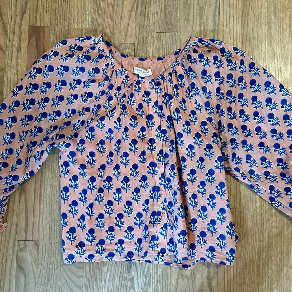 Emerson Fry India Collection Pink Top NWOT